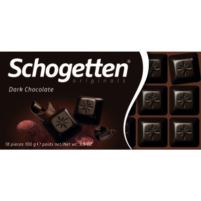 3 x Schogetten DARK CHOCOLATE Block 3 x 100g / 3.52oz