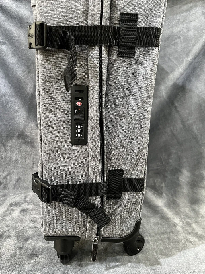Eastpak Transit'R 4 S Sunday Grey Four-Wheeled Carry-On Case NWT Travel Bag Foto 4 de 4