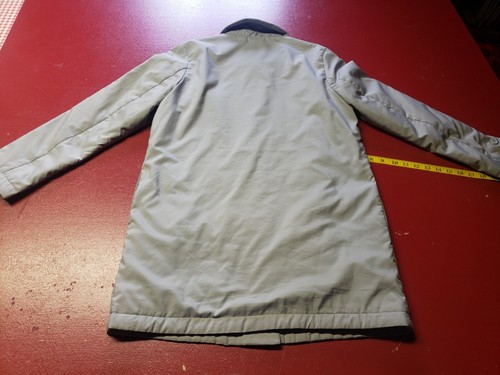 Vintage GAP Thin Gray Coat Jacket Small Made In Philippines - Picture 7 of 8