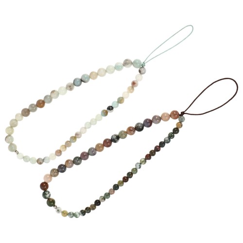 2 Pcs Handy Kette Handyperlenband Lanyards Zum Aufhängen Von Telefonen - Zdjęcie 8 z 12