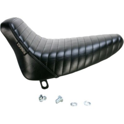 Le Pera Bare Bones Pleated Stitch Solo Seat Harley 1984-1999 Softail FXST FLST
