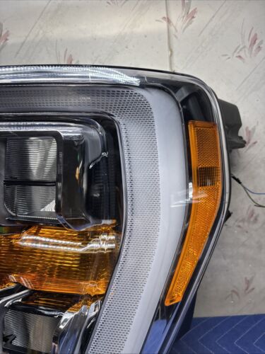 Damaged OEM 2021-2023 Ford F-150 Quad LED Headlight LH Left Driver Side - Picture 16 of 24