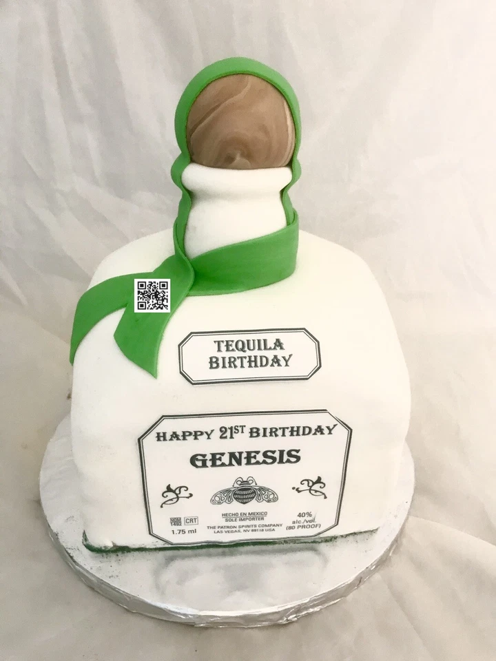 Съедобные макароны для тортов и лакомств Patron Tequila - Изображение 2 из 3