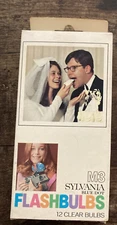 Sylvania M3 Blue Dot Flashbulbs x 12 Clear Bulbs in Unopened Original Box NOS