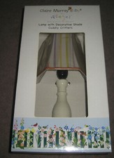 Claire Murray Baby Riegel Lamp and Shade Cuddly Critters / New