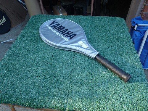 Raqueta de tenis Yamaha Secret-100 diseño conceptual fibra de carbono 4 1/4 con cubierta - Imagen 11 de 11