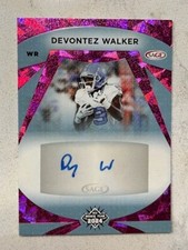 DEVONTEZ WALKER Ravens 2024 SAGE High Series All Rookie Team PINK AUTO Autograph