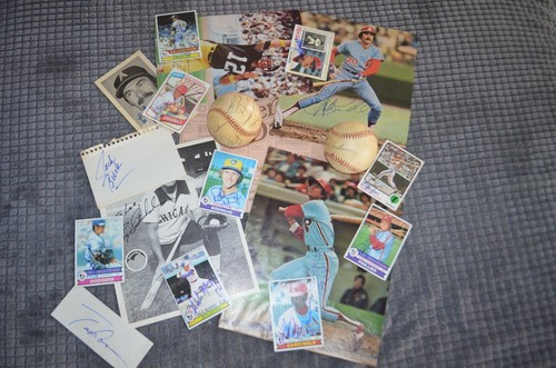 Tarjeta de béisbol autografiada firmada Topps 1979 Greg Luzinski de los Filis de Filadelfia - Imagen 3 de 3