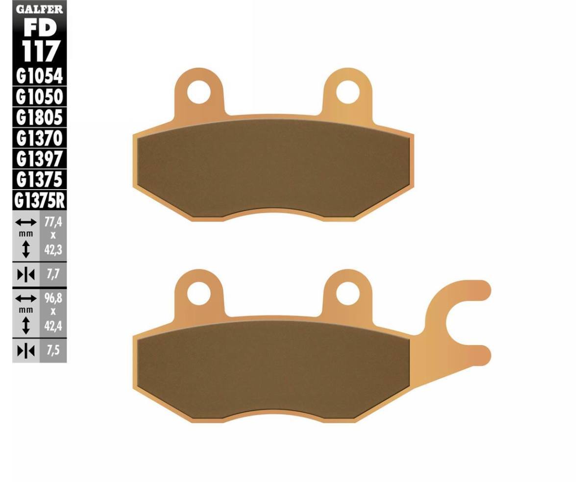 Galfer Front Brake Pads KAWASAKI ZX 25 R 2020 > 2021 FD117
