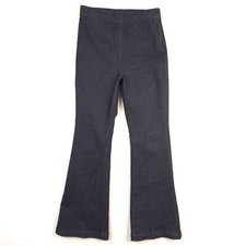 Express Flare Super High-rise Cotton Blend Stretch Denim Pants Side Zip Size 2S