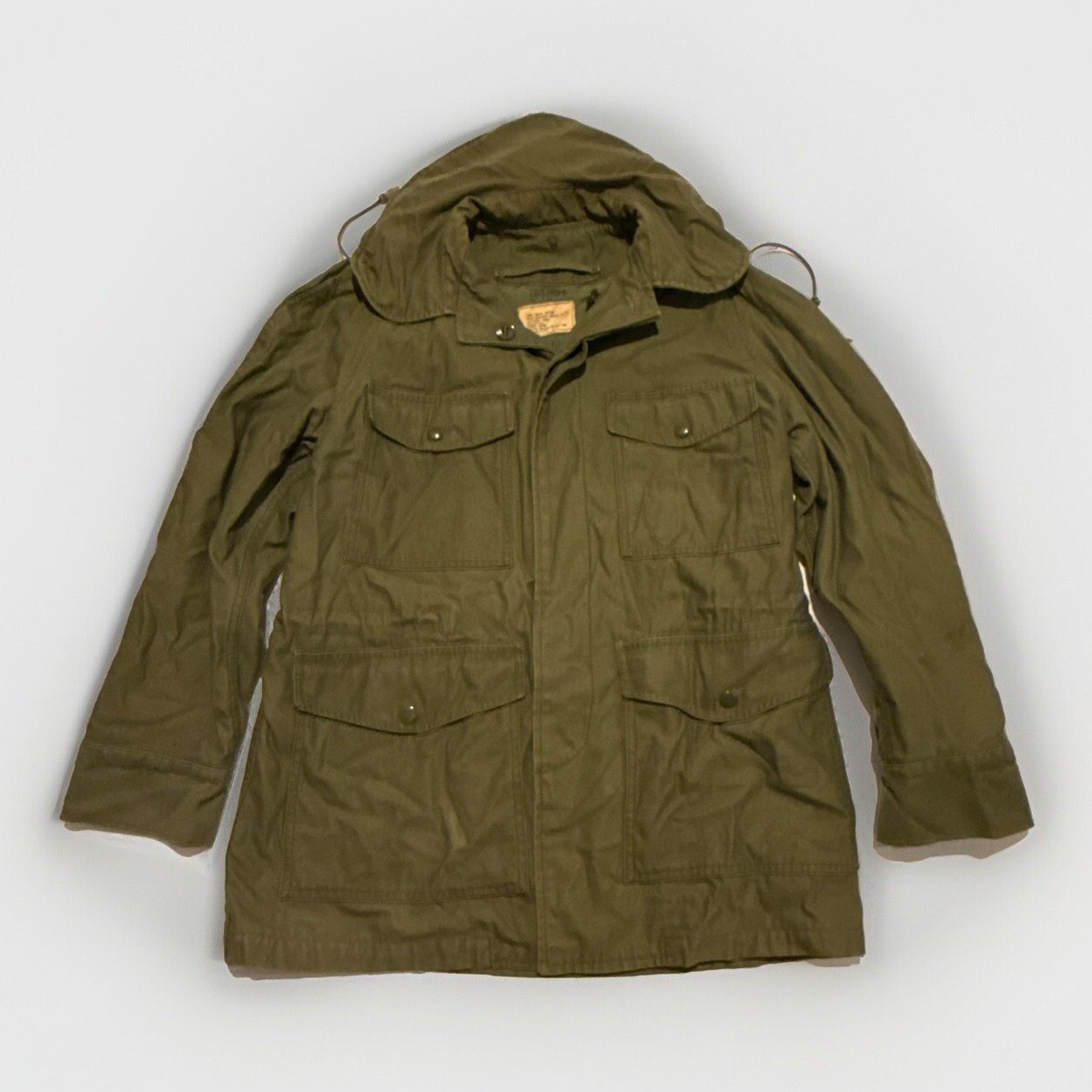 Vintage USAF MIL-J-4883C OG 107 jacket 1960's Sateen XS-SHORT 1966