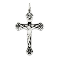 925 Sterling Silver I.n.r.i. Cross Charm Pendant - 22x38mm 1.88 Grams on sale 925 Sterling Silver I.n.r.i. Cross Charm Pendant - 22x38mm 1.88 Grams on sale