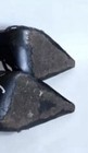 ALDO Black Patent Leather Pointed Closed Toe D'Orsey Heels Pumps Shoes Size 37 7 — photo 10