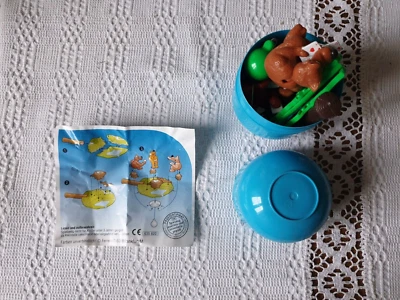 Ü Ei Maxi  Kinder Freude -  Die Skatbären -  Inc. BPZ + Ei - Bild 1 von 4