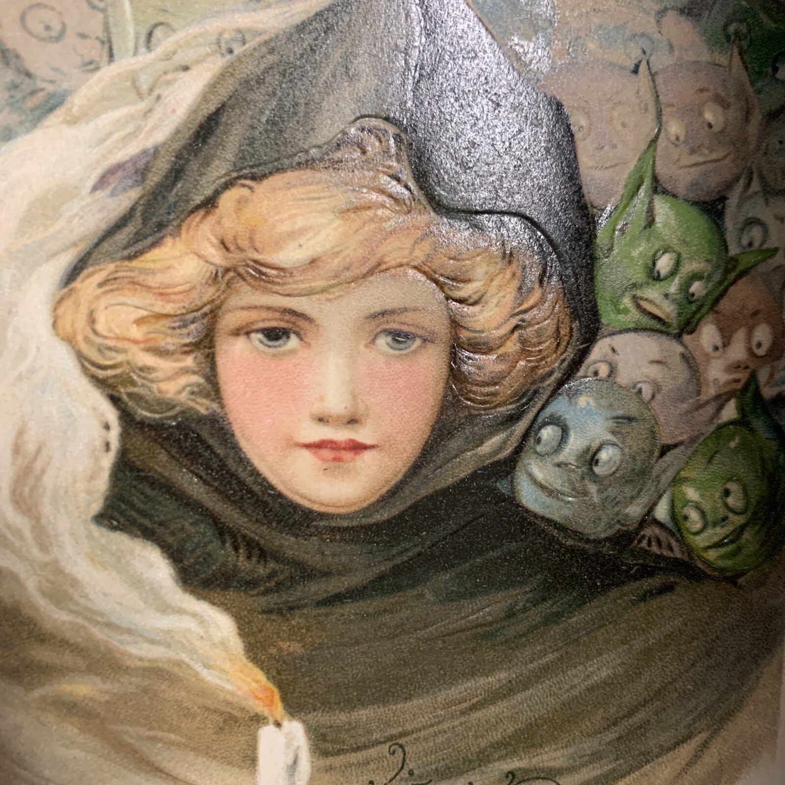 Antique Halloween Postcard. John Winsch Design. Copyright 1911 eBay