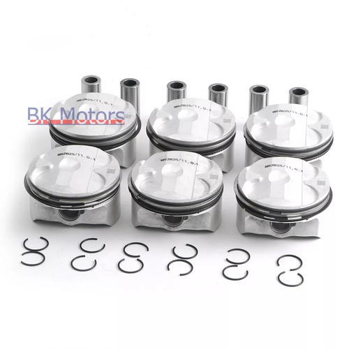 6pcs Φ82mm Kolbenringe Set KS 11:1 Für BMW 323i 525i E60 E90 E92 E93 N52B25 2,5L - Picture 2 of 5