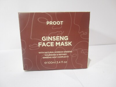 PROOT Ginseng Face Mask 100mL/3.38 fl oz. New, FREE SHIPPING
