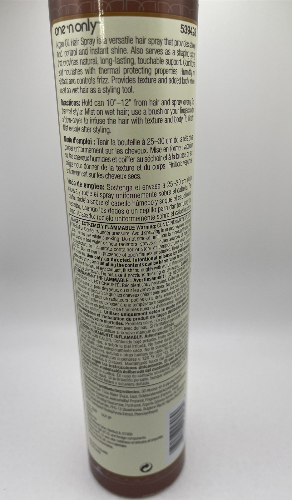 one n' only argan oil Hair spray 10 Oz eBay
