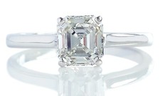 Tiffany & Co. 1.03ct I/VS2 Emerald Cut Diamond Engagement Ring, boxes & papers