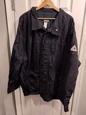 Bulwark 4XL- R Lightweight Bomber Jacket Excel FR Clothes Work Uniform W/ Hood