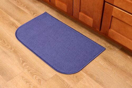 D-Shape Kitchen Throw Area Rug - 18x30 Non-Skid Latex Backing - Color Options - Picture 12 of 34