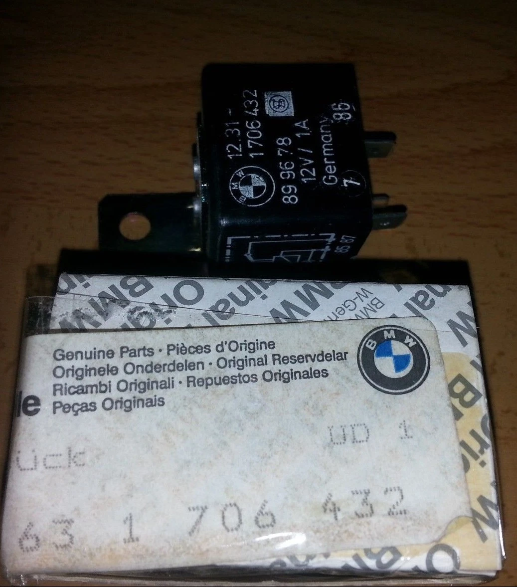NEW GENUINE BMW 12631706432 Relay E28, E30 | eBay 