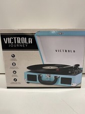 Victrola Journey 3-Speed Bluetooth Suitcase Record Player - Turquoise