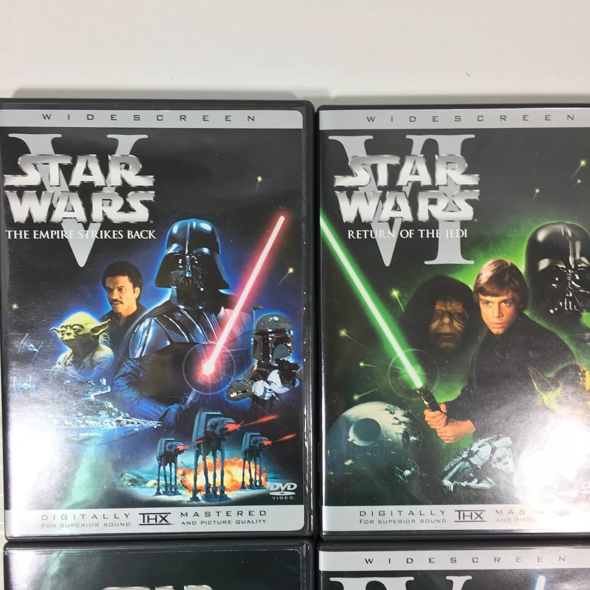Star Wars Trilogy (DVD, 2004, 4-Disc Set, Widescreen) Box Set 4