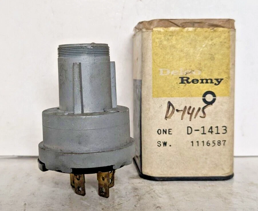 Interruptor de encendido Oldsmobile F85 1116587 D1413 NOS 1961-1962 Foto 4 de 4