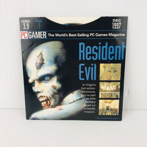 Vintage PC Gamer Demo Disc 3.9 1997 Resident Evil Zork Grand Inquisitor Worms 2 - Picture 3 of 4