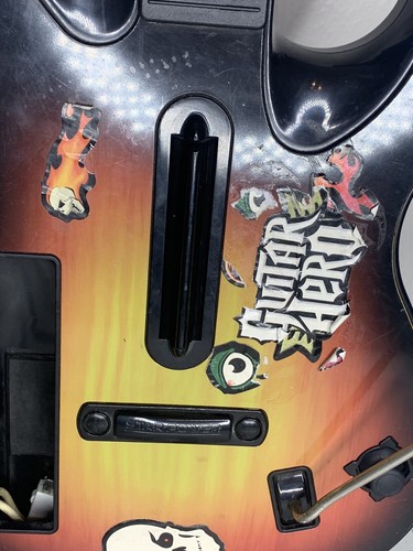 Nintendo Wii Guitar Hero Sunburst Wireless Controller RedOctane 95455.805 Works - Picture 3 of 13