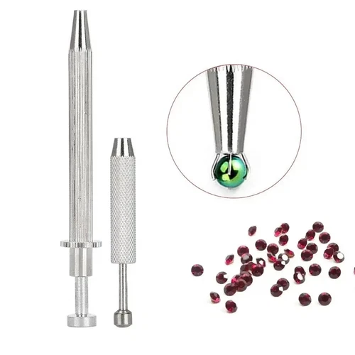 Pinzas para joyería con soporte de punta para herramientas de perforación tamaño 2 (corto o largo) - Imagen 2 de 17