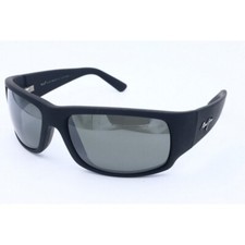 Maui Jim World Cup MJ 266-02MR Black Rubber Polarized Sunglasses
