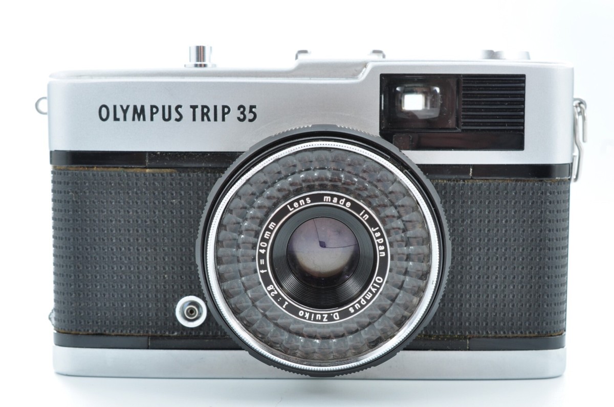 Excellent+] Olympus Trip 35 Silver 35mm Point & Shoot Film