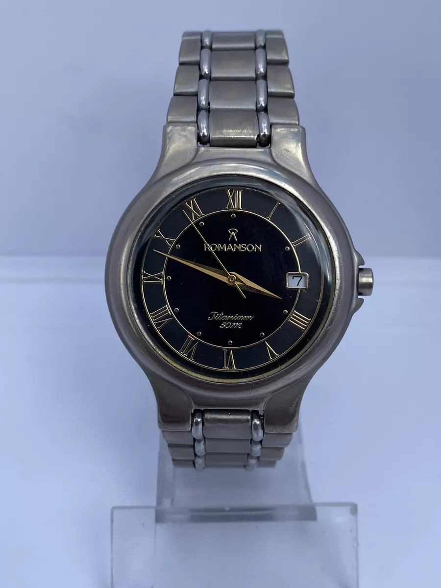 Romanson titanium best sale watch