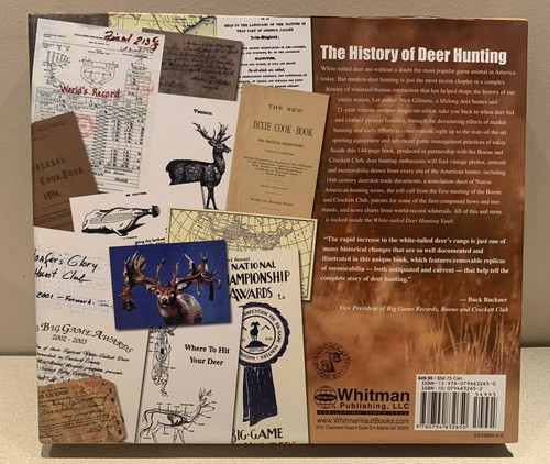 White Tailed Deer Hunting Vault Hardcover in sleeve by Nick Gilmore - Excellent - Picture 3 of 5