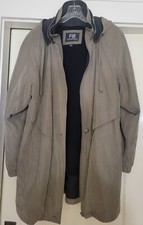 Vintage 80s/90s Superb Quality Fs Outerwear Hooded Raincoat Sz L