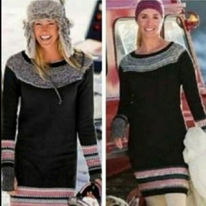 nordic sweater dress