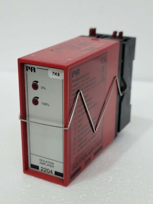 PR ELECTRONICS PR 2204 ISOLATION AMPLIFIER PR2204B2P Ser.No.050061129