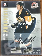 2004-05 ITG Heroes & Prospects Autographs Anton Babchuk A-ABAB