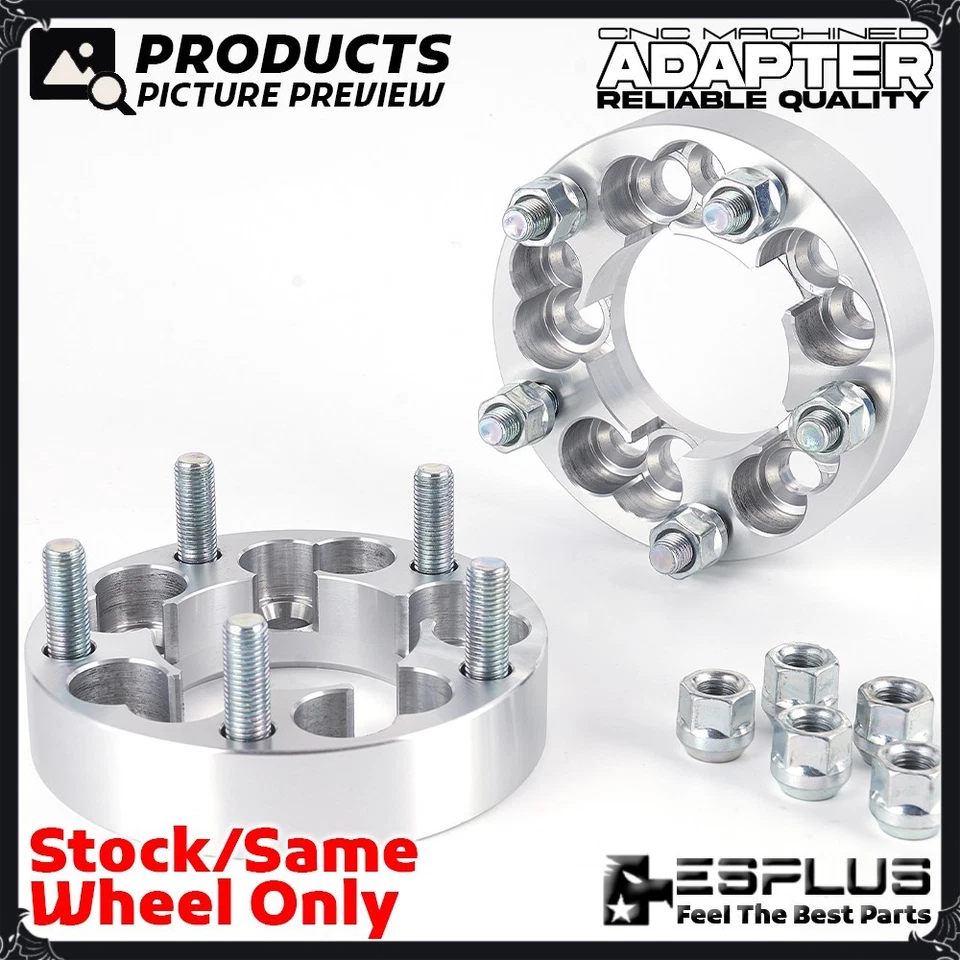 Adaptador de conversión de rueda Honda/Acura 4x 1,25" 5x4,5" a 5x4,5" mismo/stock Foto 2 de 4