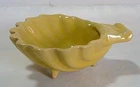Vintage C.1930's Small Roseville Pottery Shell Dish Orig. Paper Label