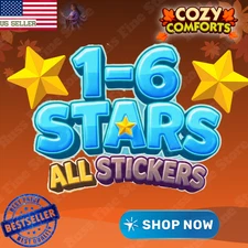 Monopoly Go Stickers ⭐️ 1 - 6 ⭐️ All Sticker ⭐️Super cheap  💥 Available 💥 24/7