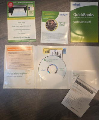 Quickbooks Desktop Pro 2011 Windows = NO SUBSCRIPTION = AUTHENTIC