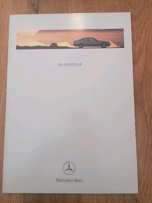 MERCEDES C208 CLK Coupe CLK 200 230 320 430 55 AMG Prospekt Brochure-Französisch