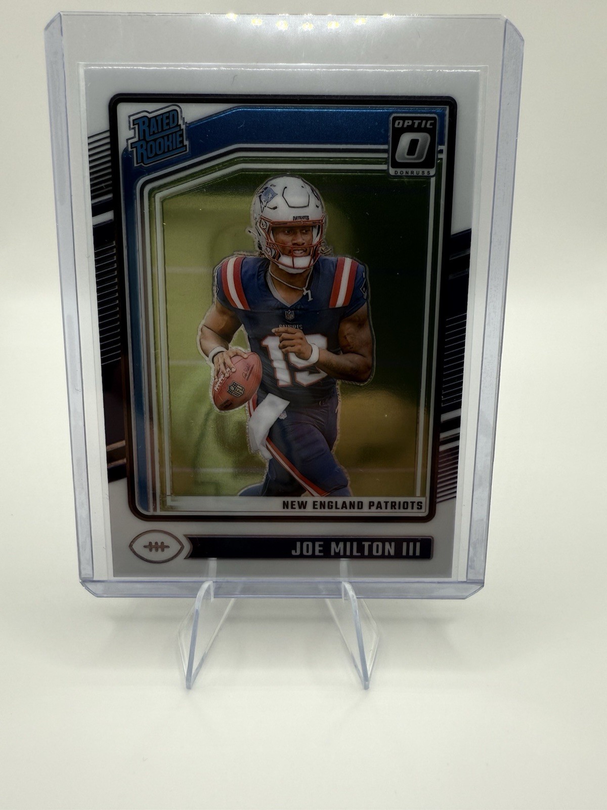 2024 Donruss Optic #255 Joe Milton III RC Rookie New England Patriots