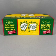 Box Of 6 - DeBeer  Son Double Header Clincher Softballs 12" Official Brand New