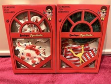 2x Original Monchhichi Sekiguchi Set Boutique Gute Nacht / Frechdachs Neu/OVP
