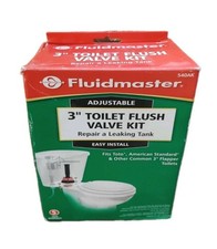 Fluidmaster 540AK 3"-Inch Adjustable Toilet Flush Valve Repair Kit , New