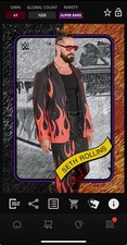 DIGITAL TOPPS WWE SLAM Seth Rollins HALLOWEEN BLACK & ORANGE SHIMMER SR Read